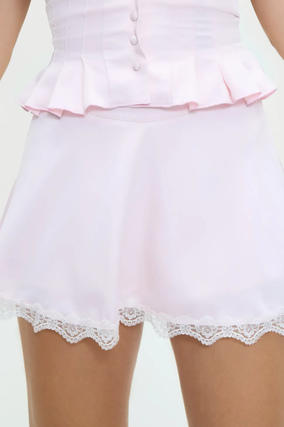 Angeline Satin Mini Skirt