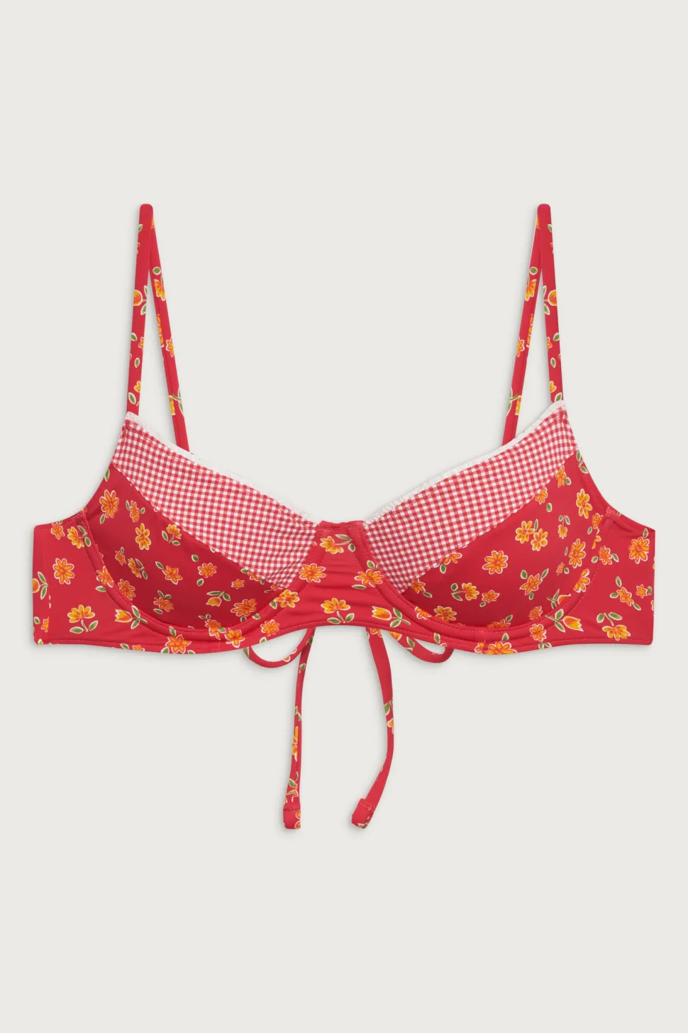 Autumn Floral Underwire Bikini Top