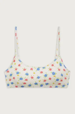 Bay View Floral Bralette Bikini Top