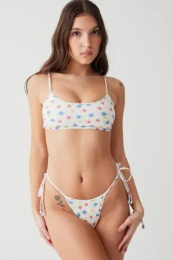 Bay View Floral Bralette Bikini Top