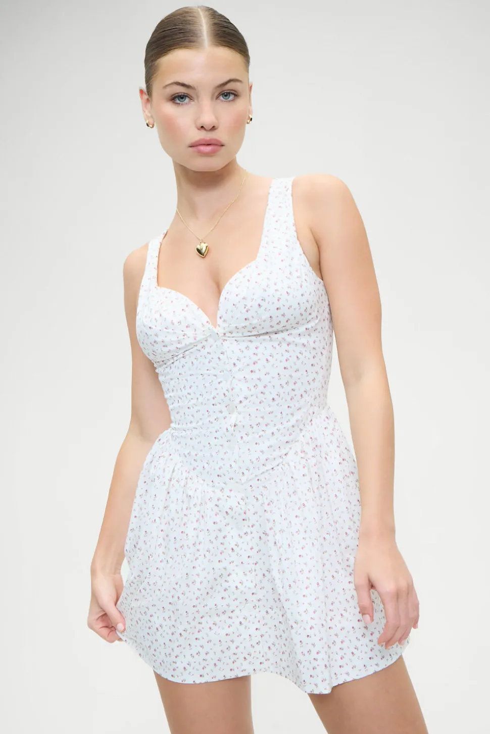 Charlotte Floral Corset Mini Dress