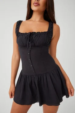 Christa Ruffle Mini Dress