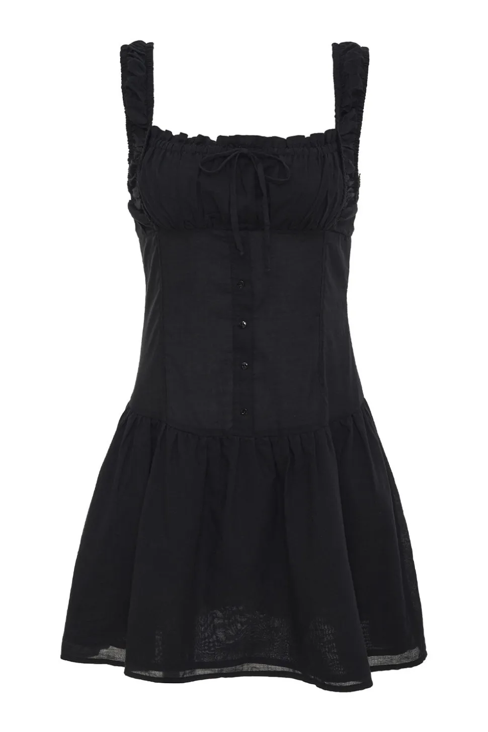 Christa Ruffle Mini Dress