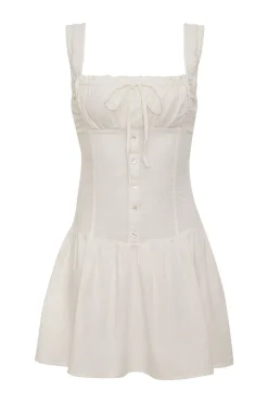 Christa Ruffle Mini Dress