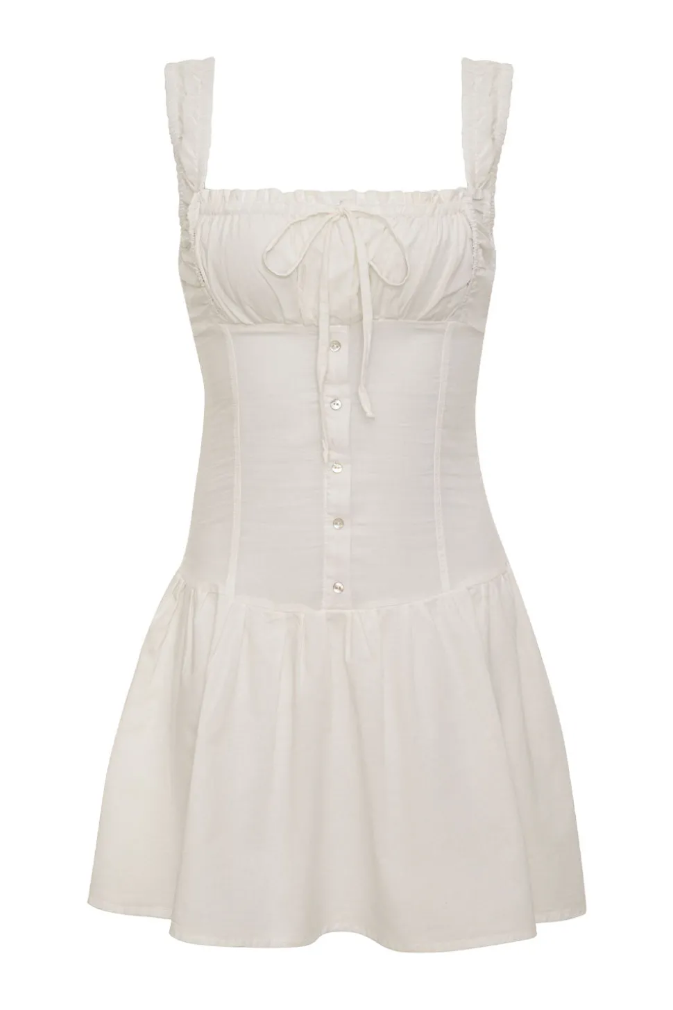 Christa Ruffle Mini Dress