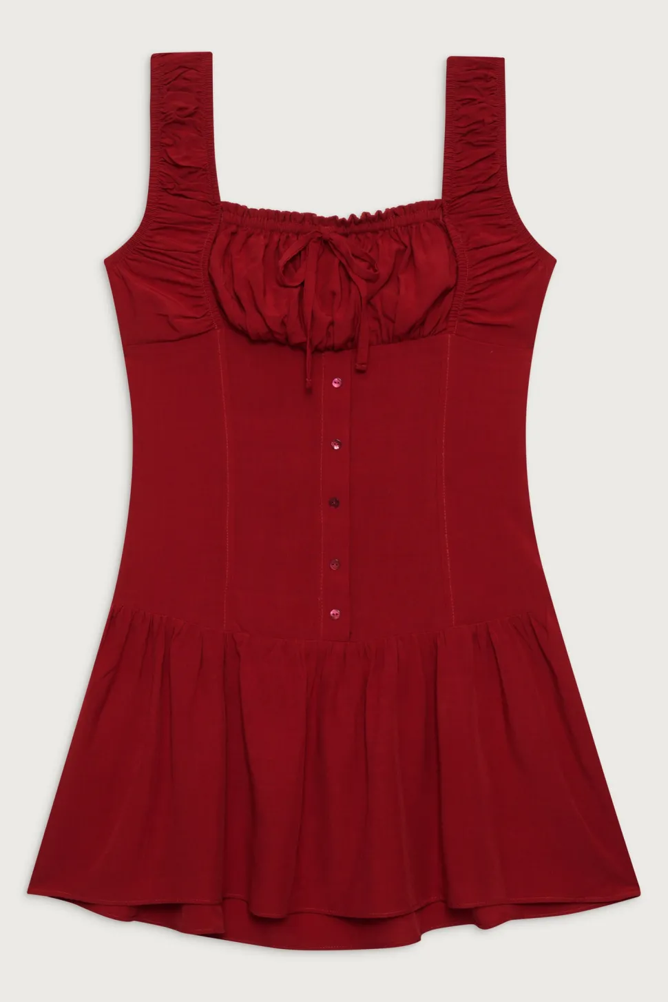 Christa Ruffle Mini Dress