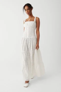 Christabelle Eyelet Maxi Dress