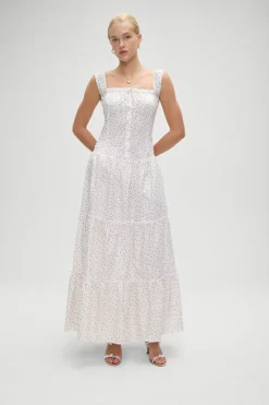 Christabelle Floral Ruffle Maxi Dress