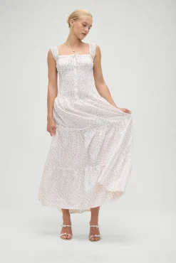 Christabelle Floral Ruffle Maxi Dress