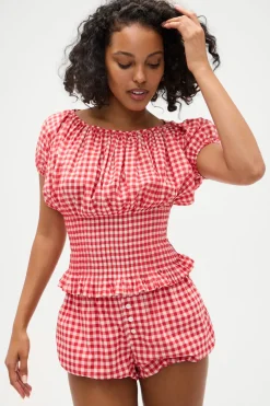 Cider Gingham Blouse