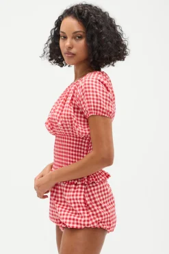 Cider Gingham Blouse