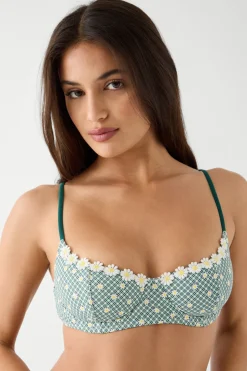 Cola Underwire Gingham Bikini Top