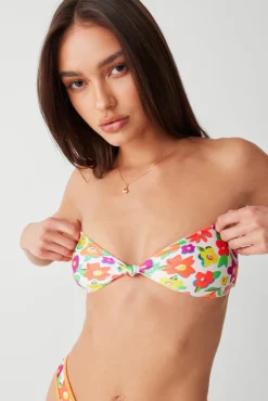 Crescent Shine Bandeau Bikini Top