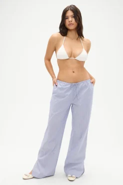 Daisy Striped Low Rise Pant