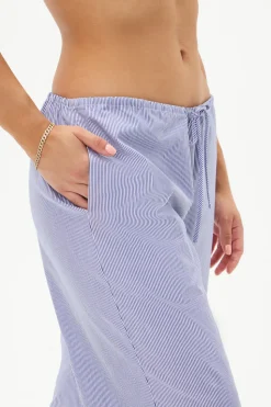 Daisy Striped Low Rise Pant