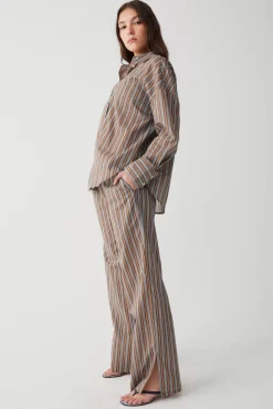 Daisy Striped Low Rise Pant