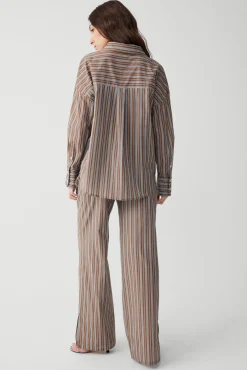 Daisy Striped Low Rise Pant