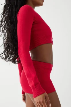 Danny Cloud Knit Cropped Cardigan
