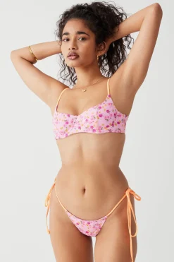 Divine Floral Skimpy Bikini Bottom