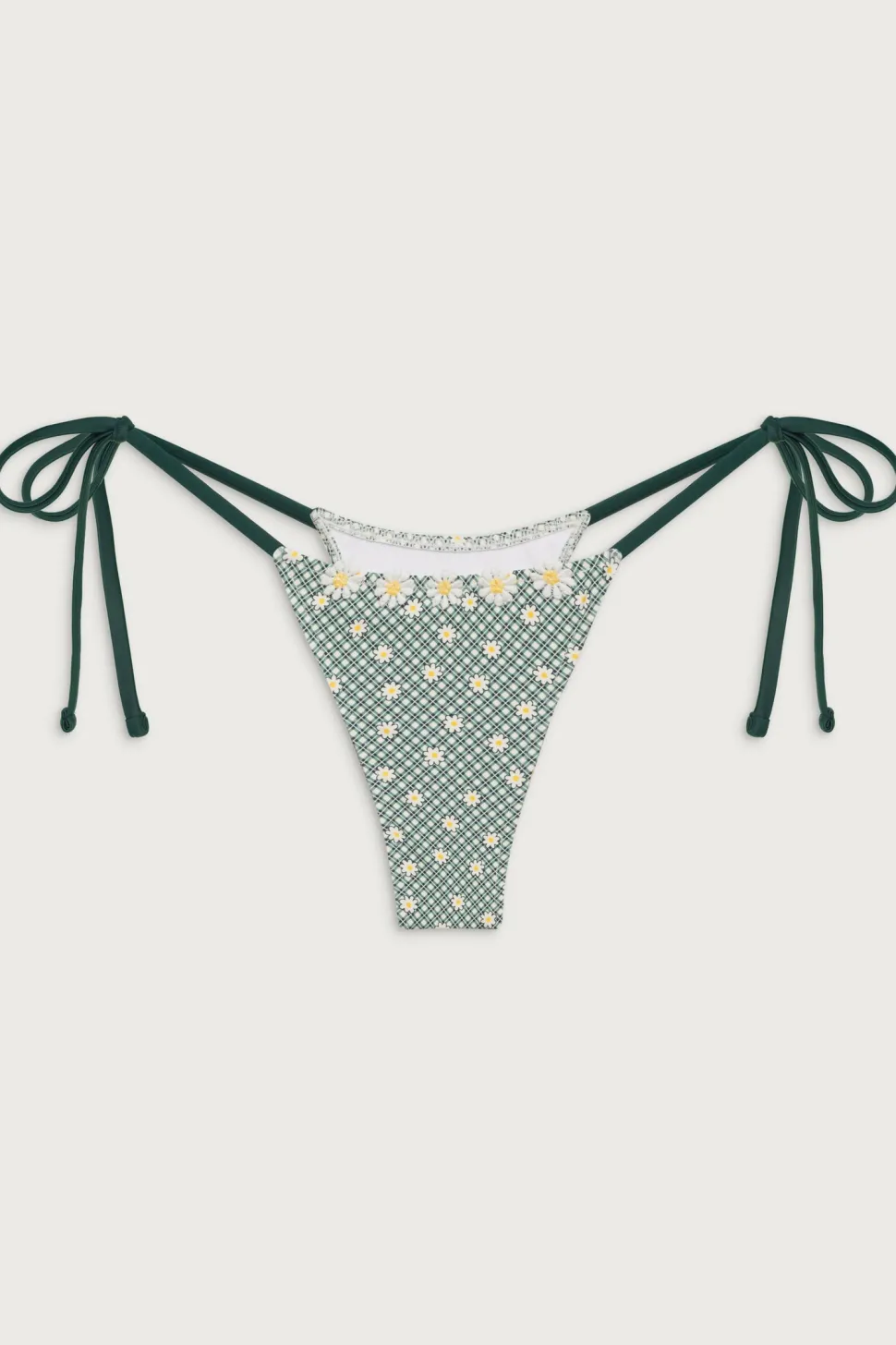 Divine Skimpy Gingham Bikini Bottom