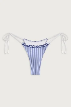 Divine Striped Skimpy Bikini Bottom