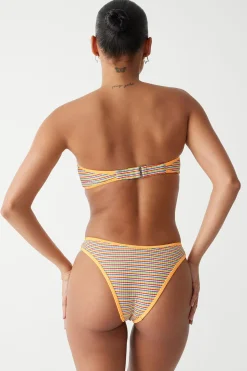 Dove Striped Classic Bikini Bottom