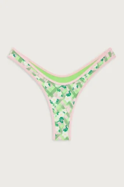 Full Moon Plaid Micro Bikini Bottom