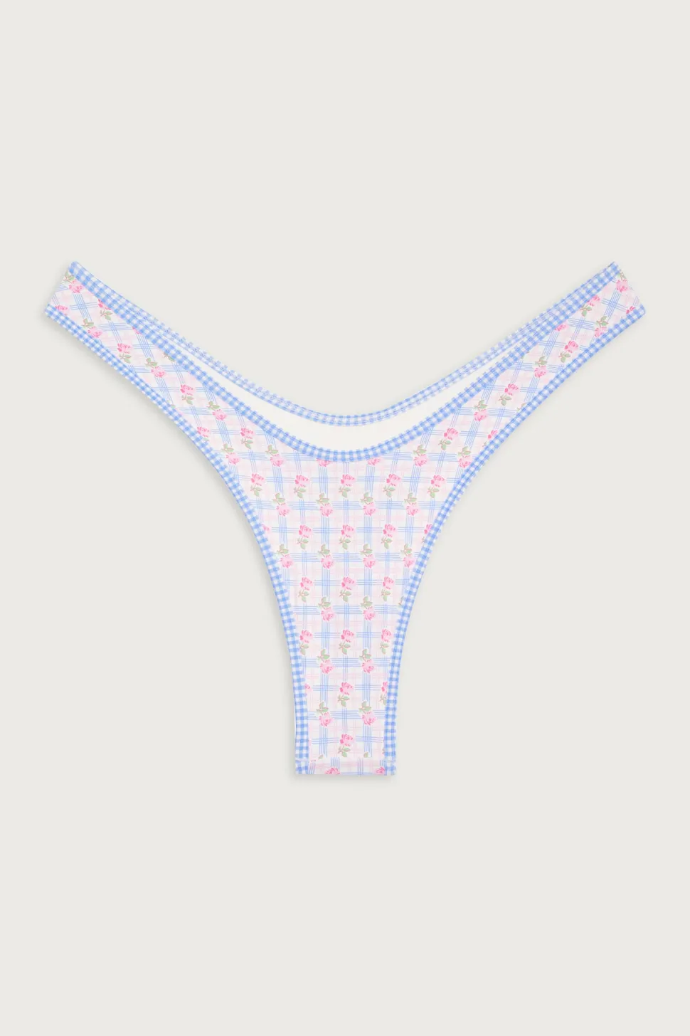 Full Moon Plaid Micro Bikini Bottom