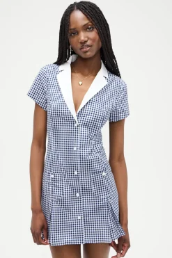 Garden Gingham Mini Dress