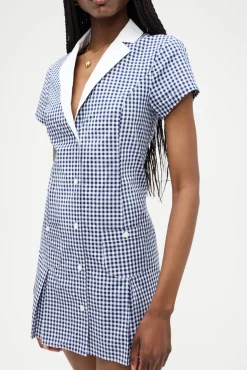 Garden Gingham Mini Dress