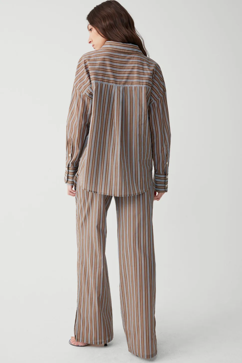 Griffin Striped Button Up Shirt