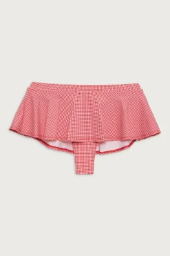 Izabella Gingham Swim Skirt