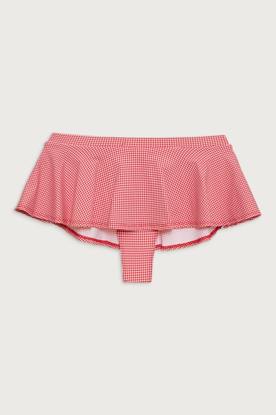 Izabella Gingham Swim Skirt