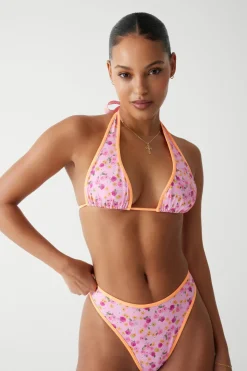 Laura High Waist Cheeky Bikini Bottom