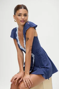 Lucy Wrap Mini Dress