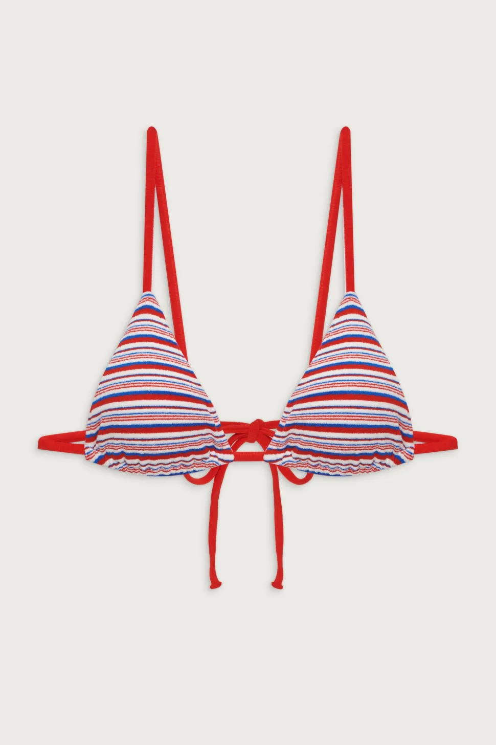 Lumia Terry Triangle Bikini Top