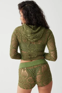 Lyla Crochet Mini Short