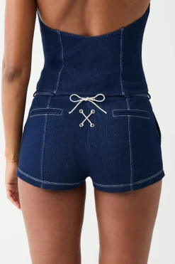 Mary Denim Mini Short