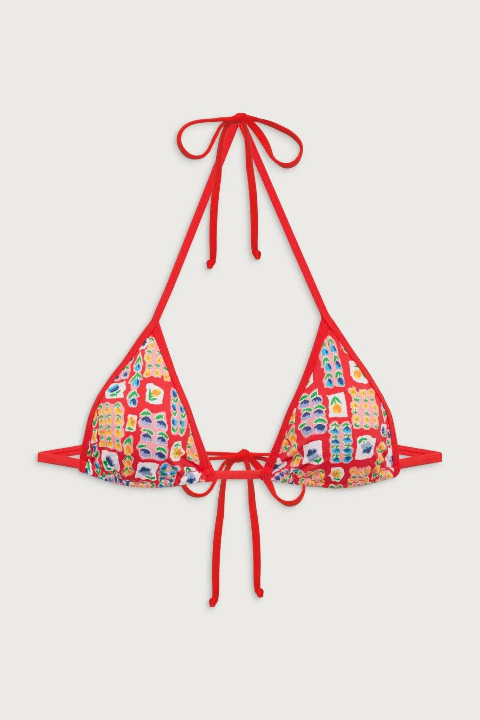 Nick Triangle Halter Bikini Top