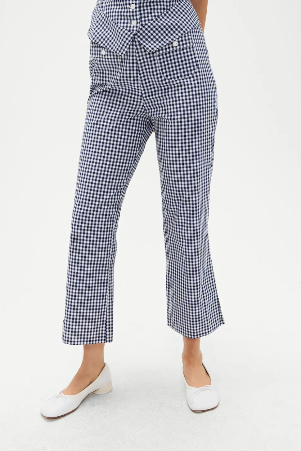 Parlour Gingham Capri Pant
