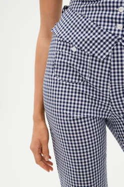 Parlour Gingham Capri Pant