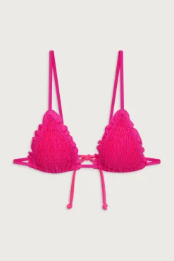Penny Triangle Shine Bikini Top