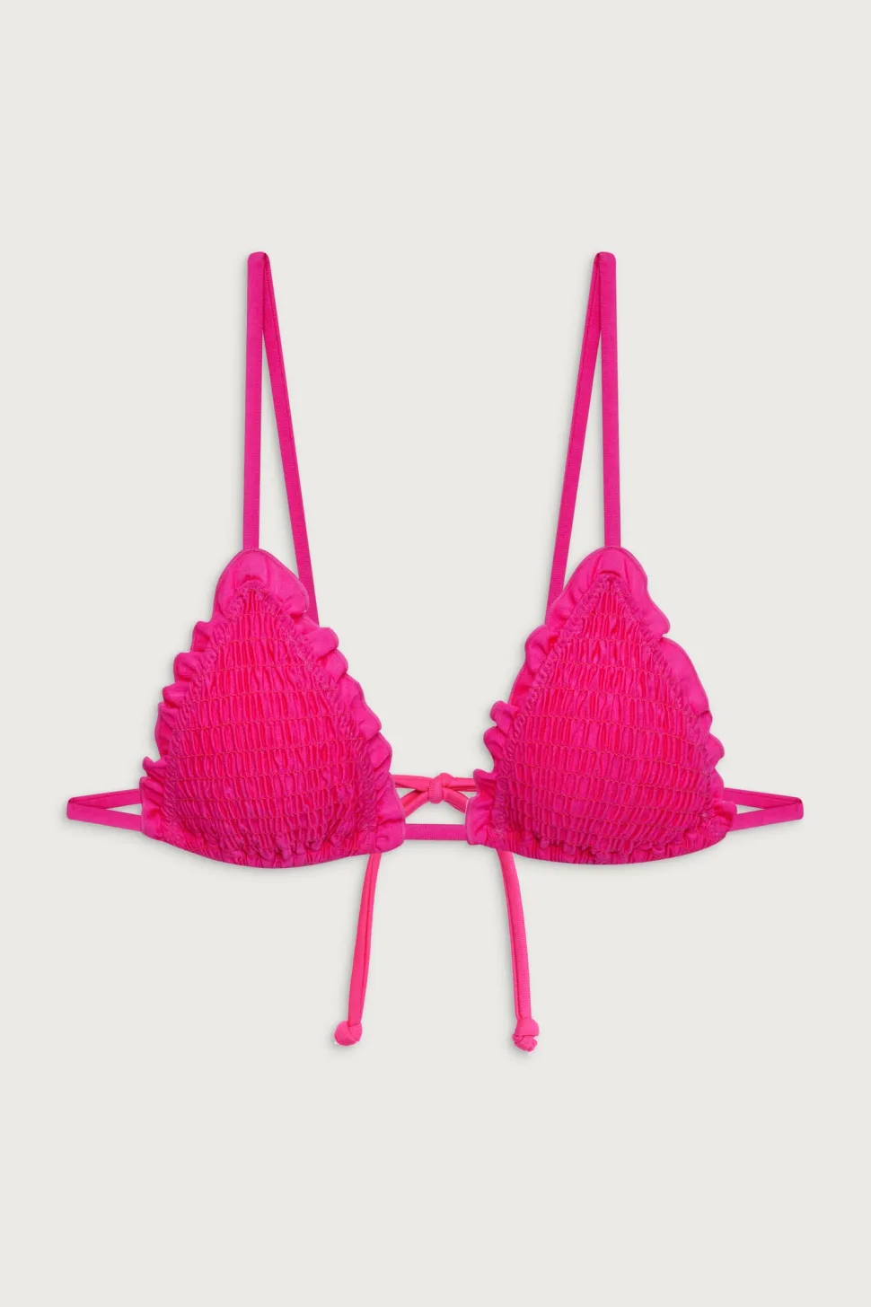 Penny Triangle Shine Bikini Top