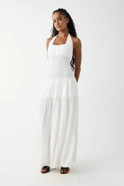 River Halter Maxi Dress
