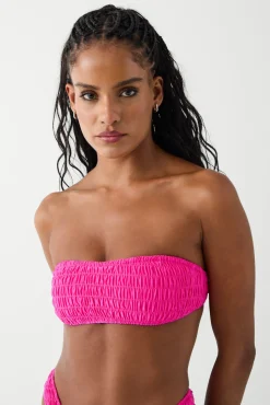 Rosabella Bandeau Shine Bikini Top