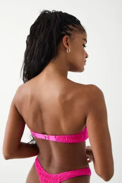 Rosabella Bandeau Shine Bikini Top