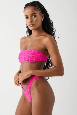 Rosabella Bandeau Shine Bikini Top