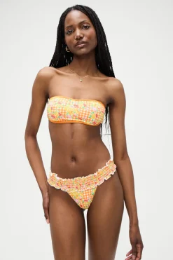 Rosabella Floral Bandeau Bikini Top