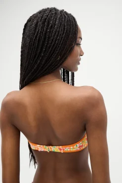Rosabella Floral Bandeau Bikini Top