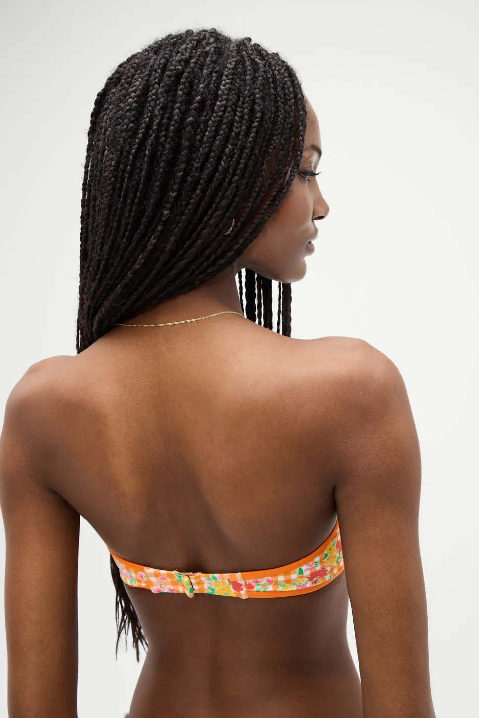 Rosabella Floral Bandeau Bikini Top